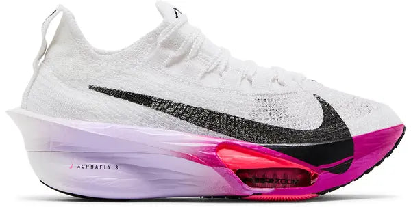 Nike Air Zoom Alphafly Next% 3 'White Purple Agate' Womens Road Racing Shoes