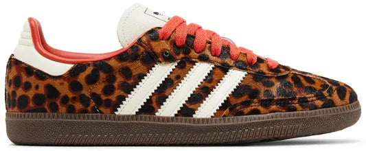 Adidas Samba Red Leopard