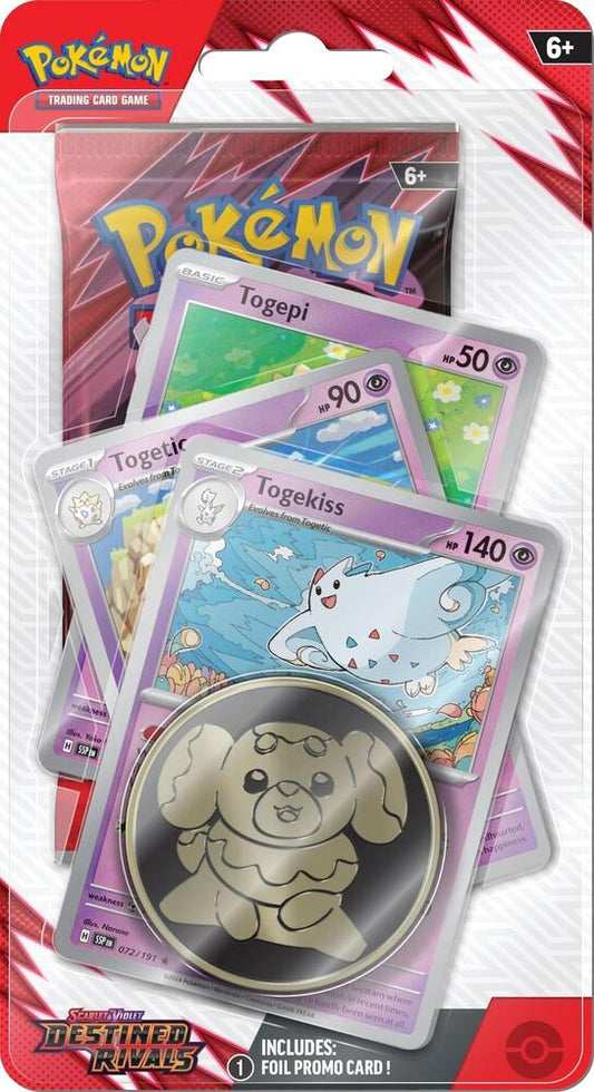 Pokemon Destined Rivals Premium Checklane Blister-Togekiss