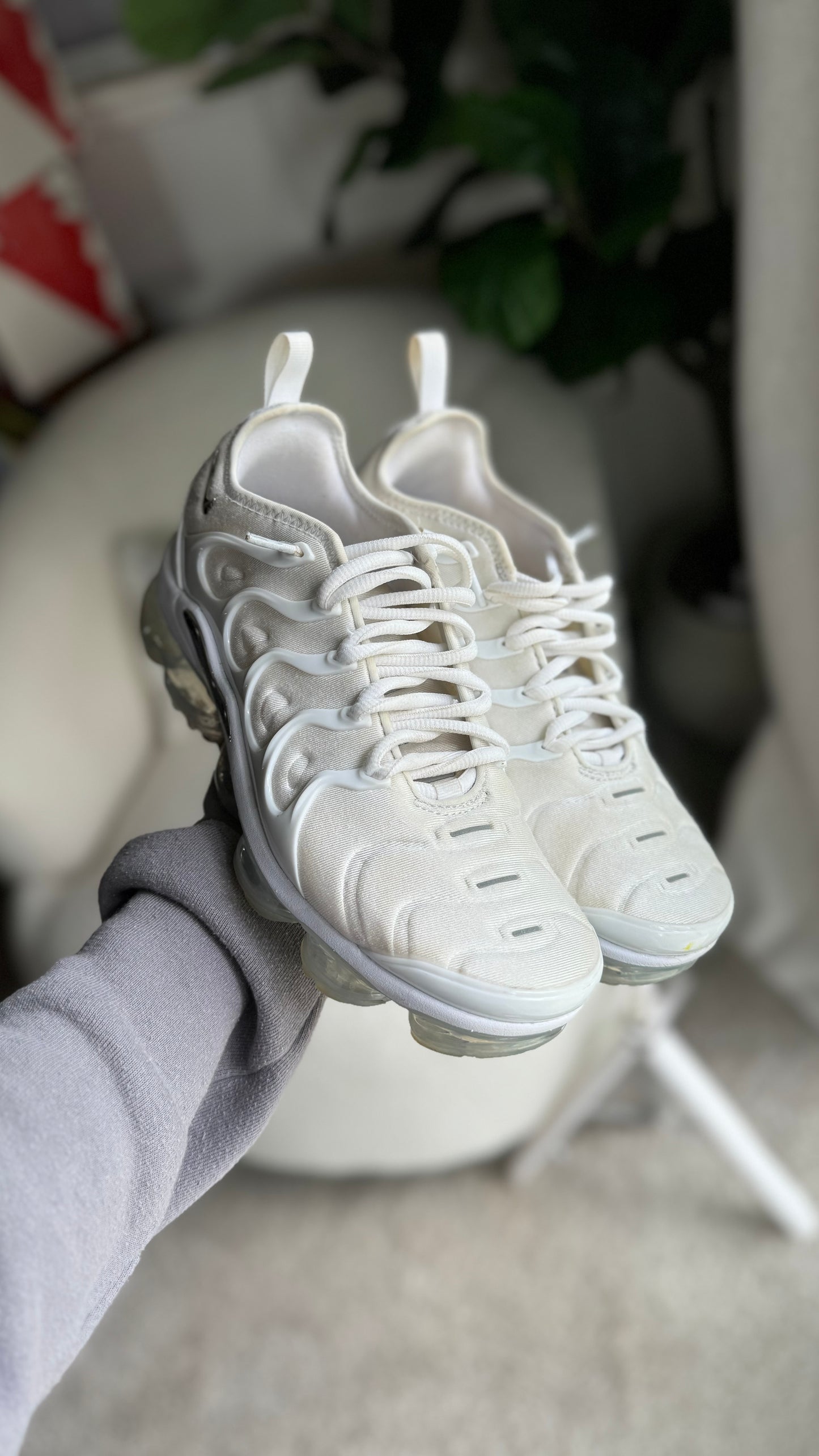 Nike Vapormax White Chrome-Preowned