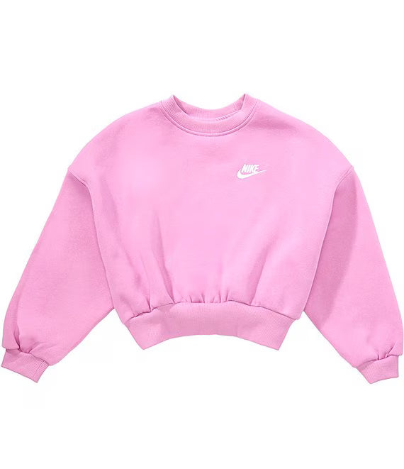 Nike GIRLS Club Fleece Crewneck