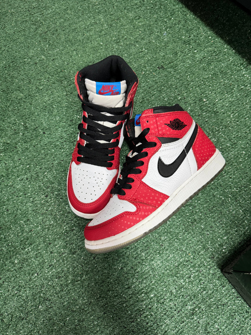 6y- Air Jordan 1 Retro High Spiderman Origin Story
