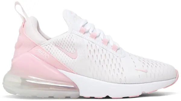 Nike Air Max 270 White Soft Pink + Swarovski Option