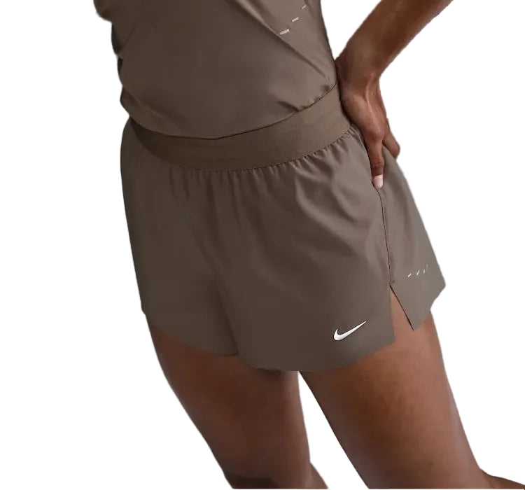 Nike Swift 2.5" Mink Brown Running Shorts
