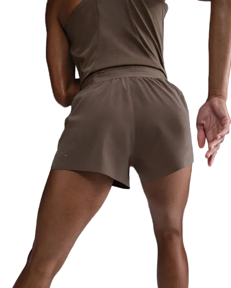 Nike Swift 2.5" Mink Brown Running Shorts