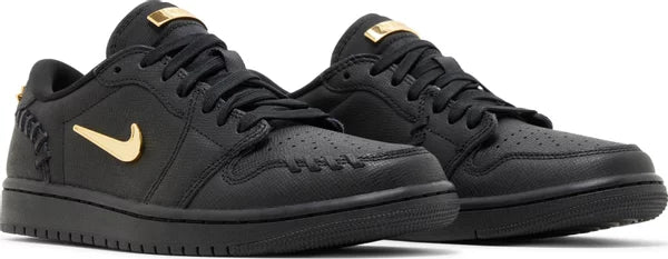 Air Jordan 1 Low Method of Make Black Metallic Gold