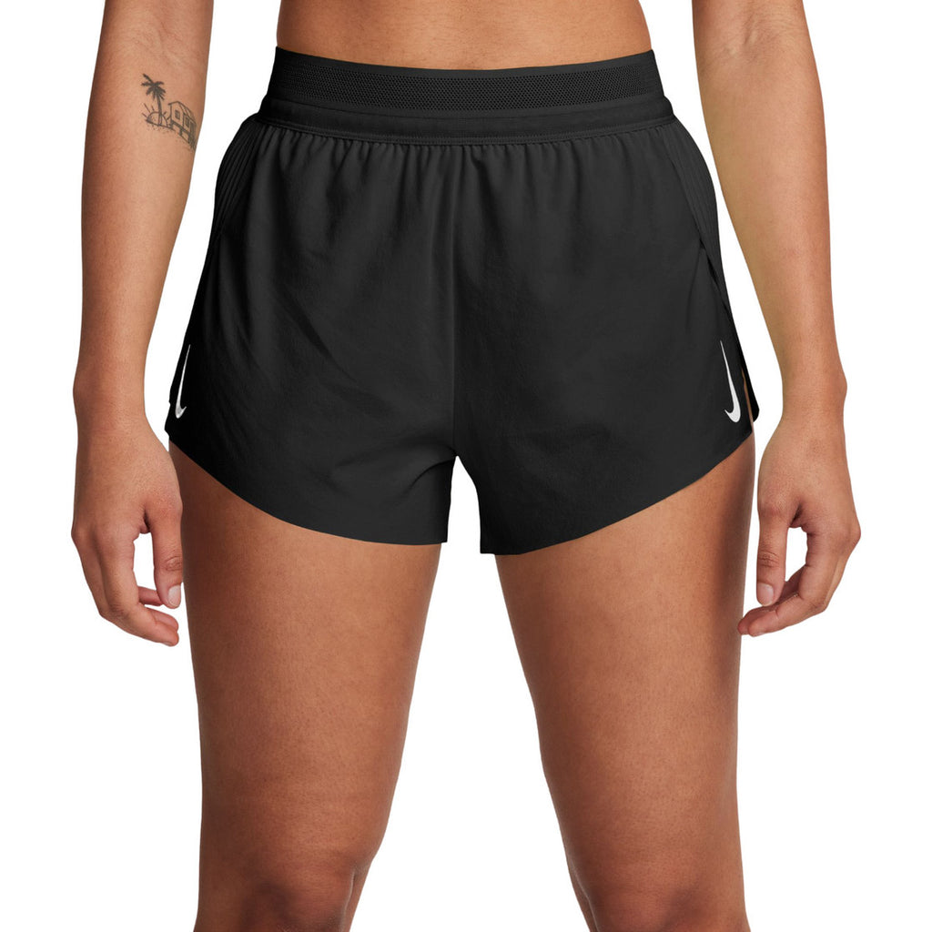 Nike Women's Aeroswift Dri-FIT Mid-RIse 3" Pleated Shorts-XL