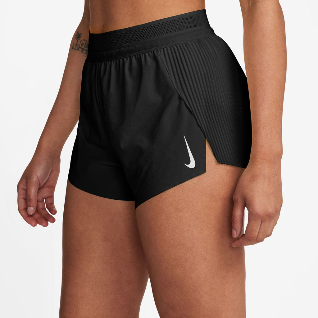Nike Women's Aeroswift Dri-FIT Mid-RIse 3" Pleated Shorts-XL