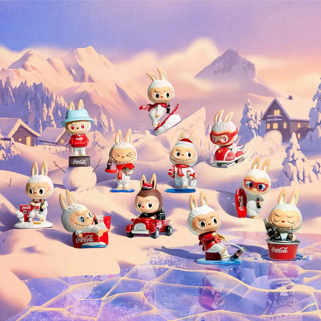 Pop Mart Holiday Coca Cola Labubu Figurine