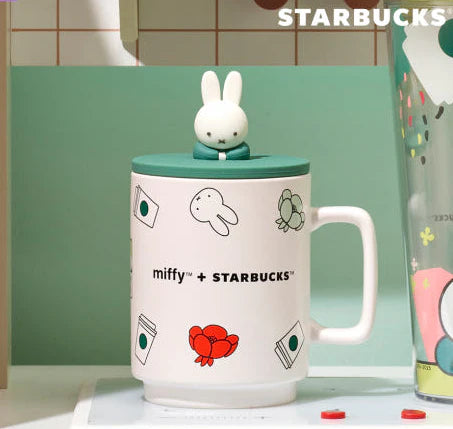 Exclusive Starbucks x Miffy Ceramic 12 oz Mug + Lid