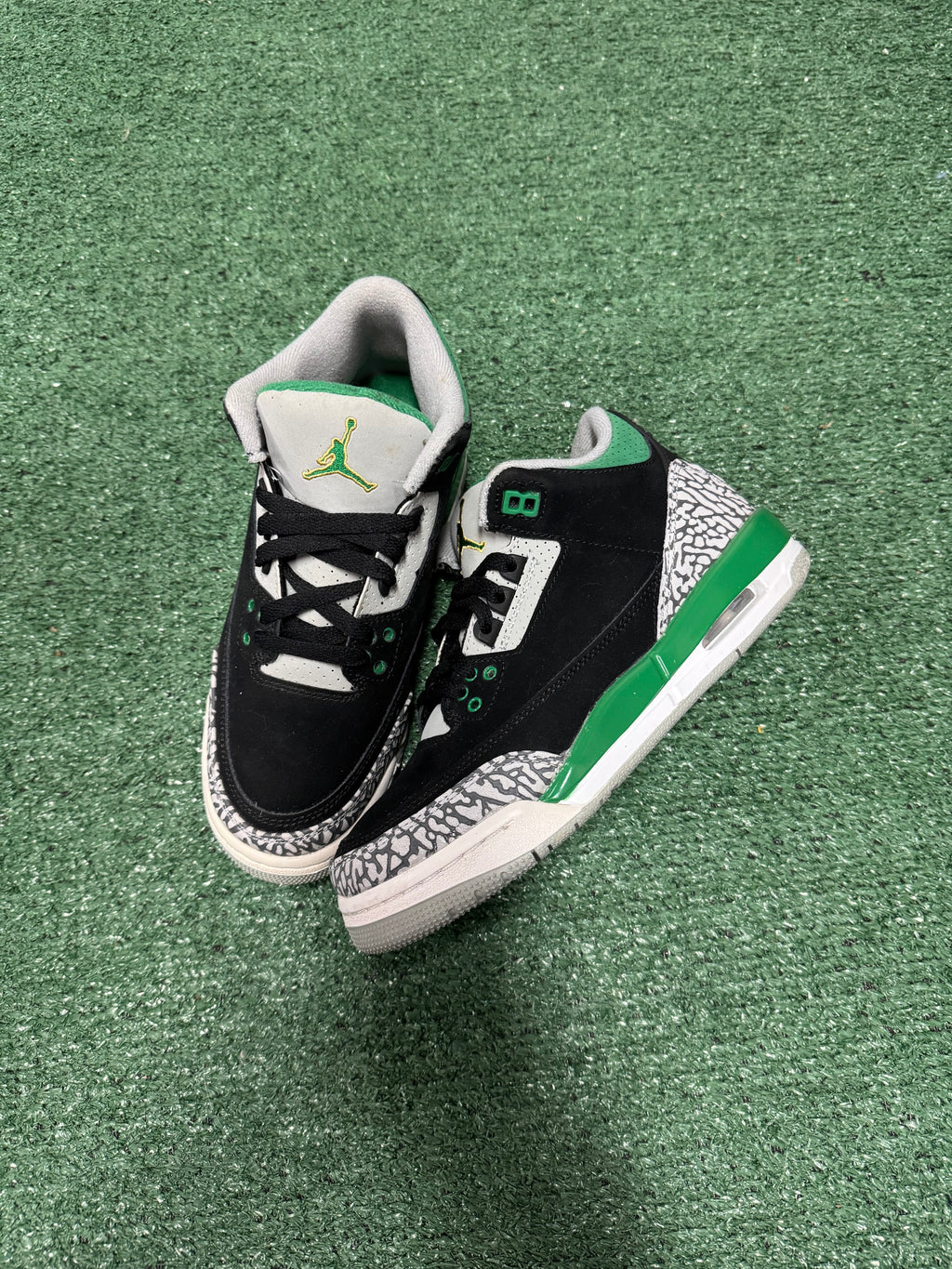 6y- Air Jordan 3 Retro Pine Green