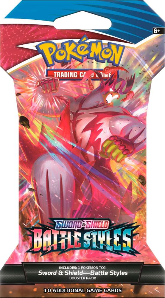 Pokemon Sword & Shield Battle Styles Sleeved Booster Pack