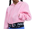 Nike Pro GIRLS Fleece Zip Hoodie-Pink