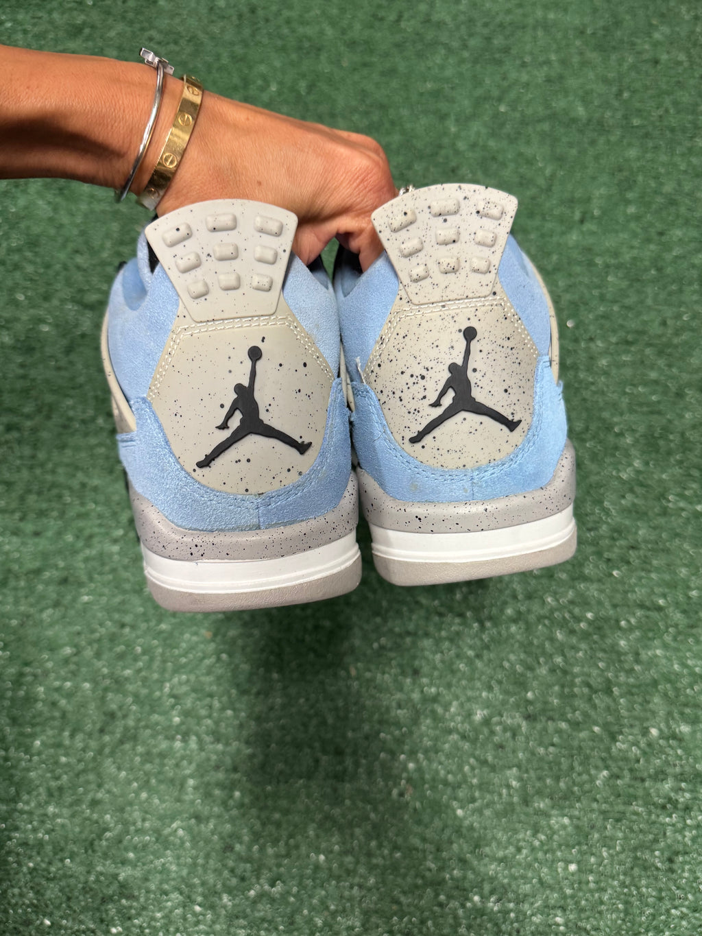 6y- Air Jordan 4 Retro UNC