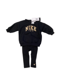Toddler/Preschool Nike Girls Sweater & Leggings Set-Black/Gold Glitter