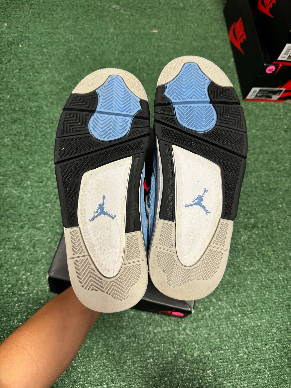 7y- Air Jordan 4 Retro UNC