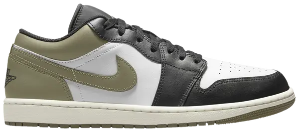 Air Jordan 1 Low 'Black Toe Medium Olive'