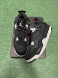 12m- Air Jordan 4 Black Canvas