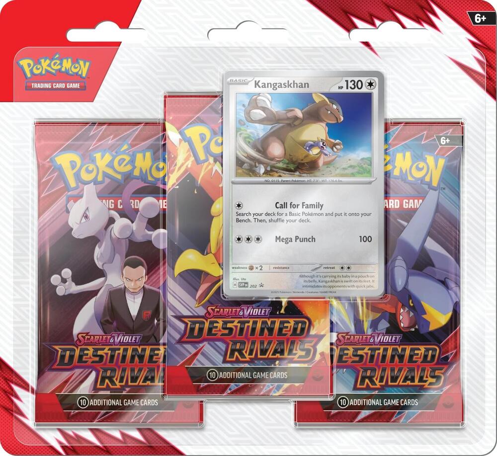 Pokemon Destined Rivals 3 Pack Blister Kangaskhan