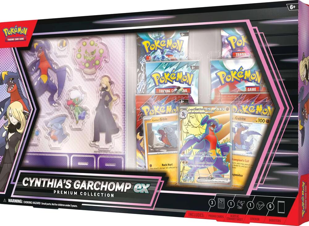 Pokemon Destined Rivals Cynthia's Garchomp Premium Collection