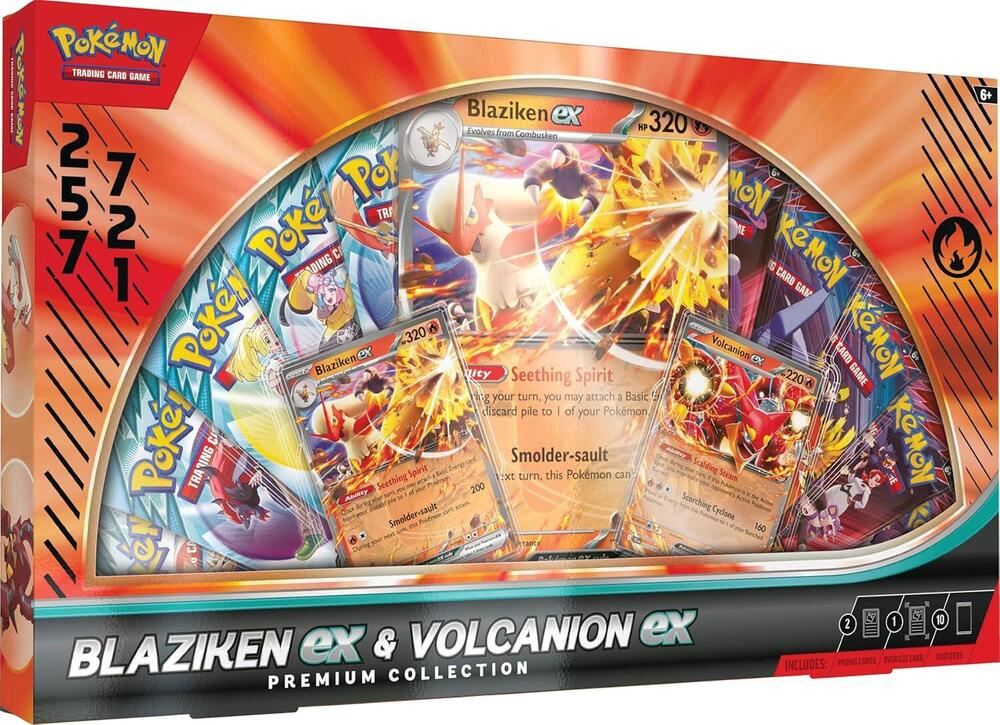 Pokemon Blaziken EX & Volcanion EX Premium Collection