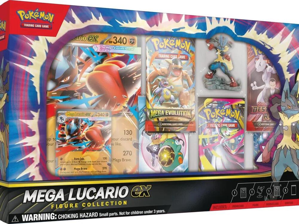 Pokemon Mega Lucario EX Figure Collection