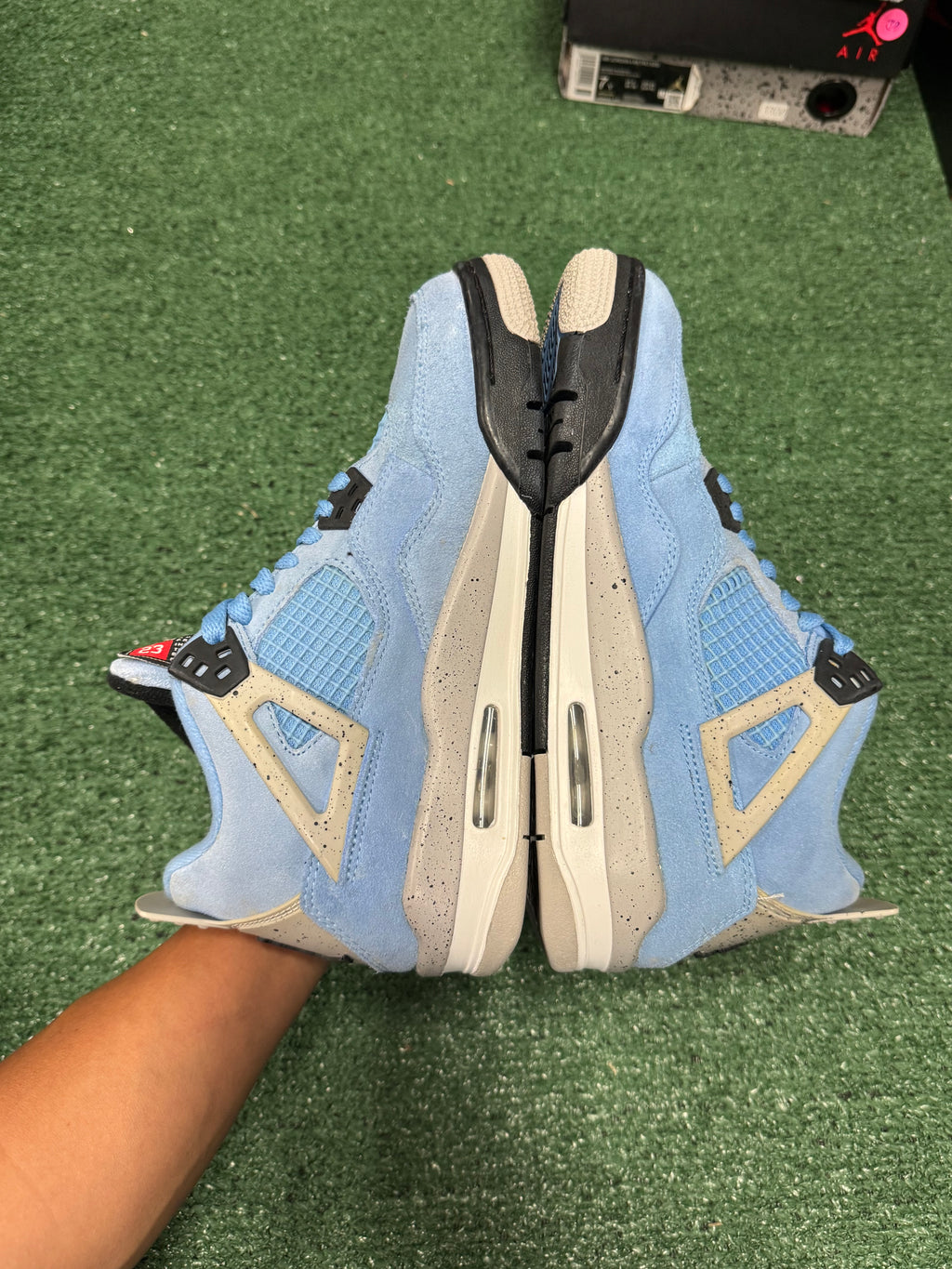 6y- Air Jordan 4 Retro UNC
