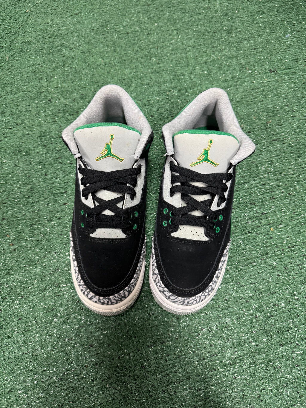 6y- Air Jordan 3 Retro Pine Green