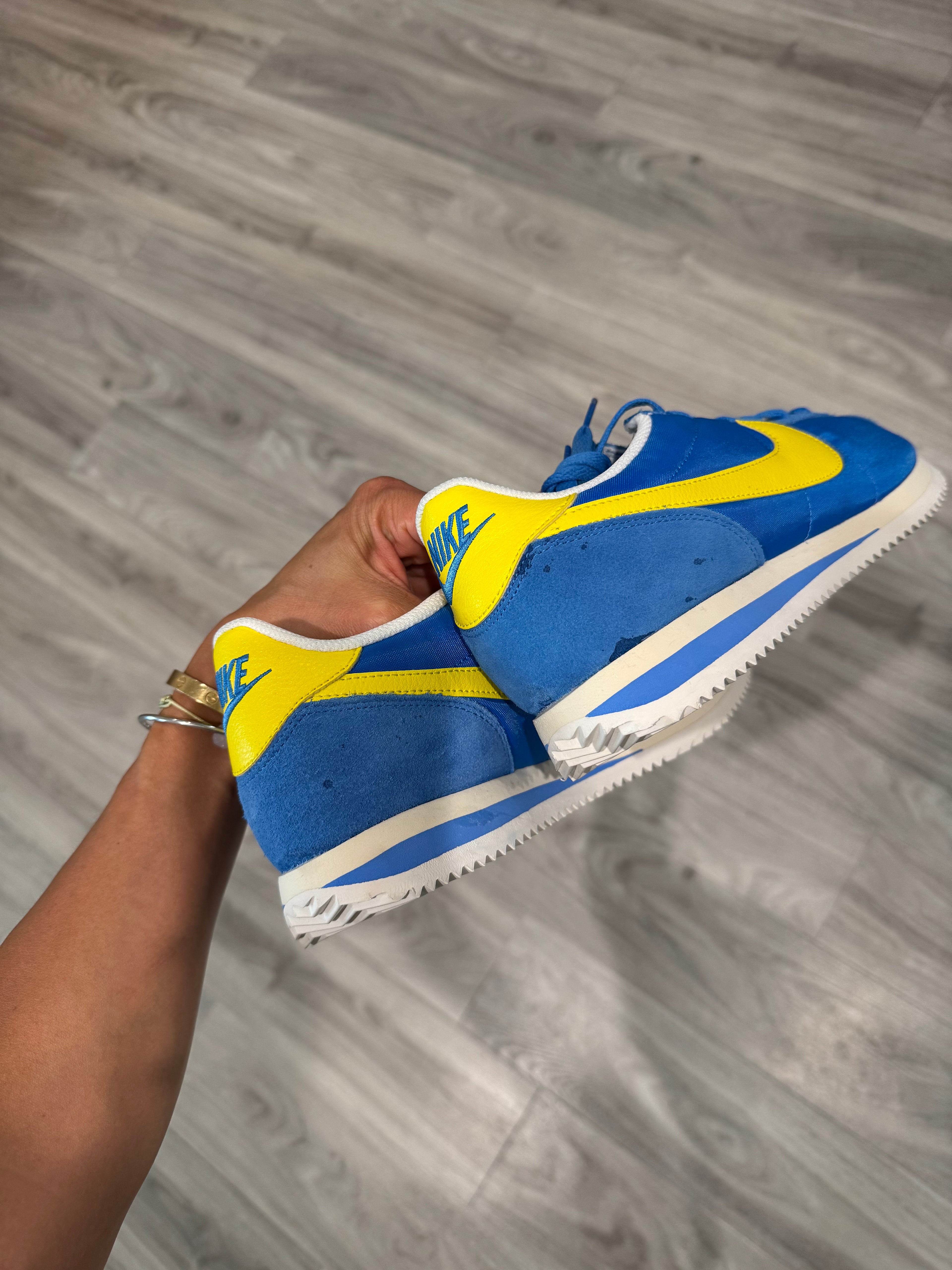 Nike Cortez Textile Photo Blue Yellow