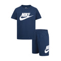 Youth Nike Shorts & Tee Set-Navy Blue