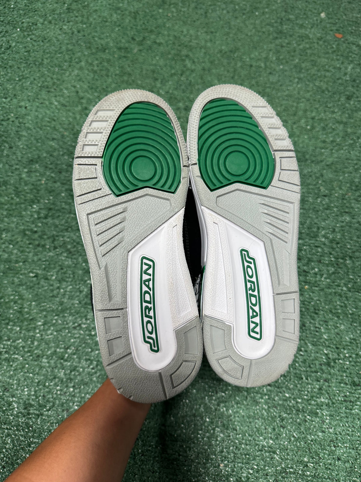 6y- Air Jordan 3 Retro Pine Green