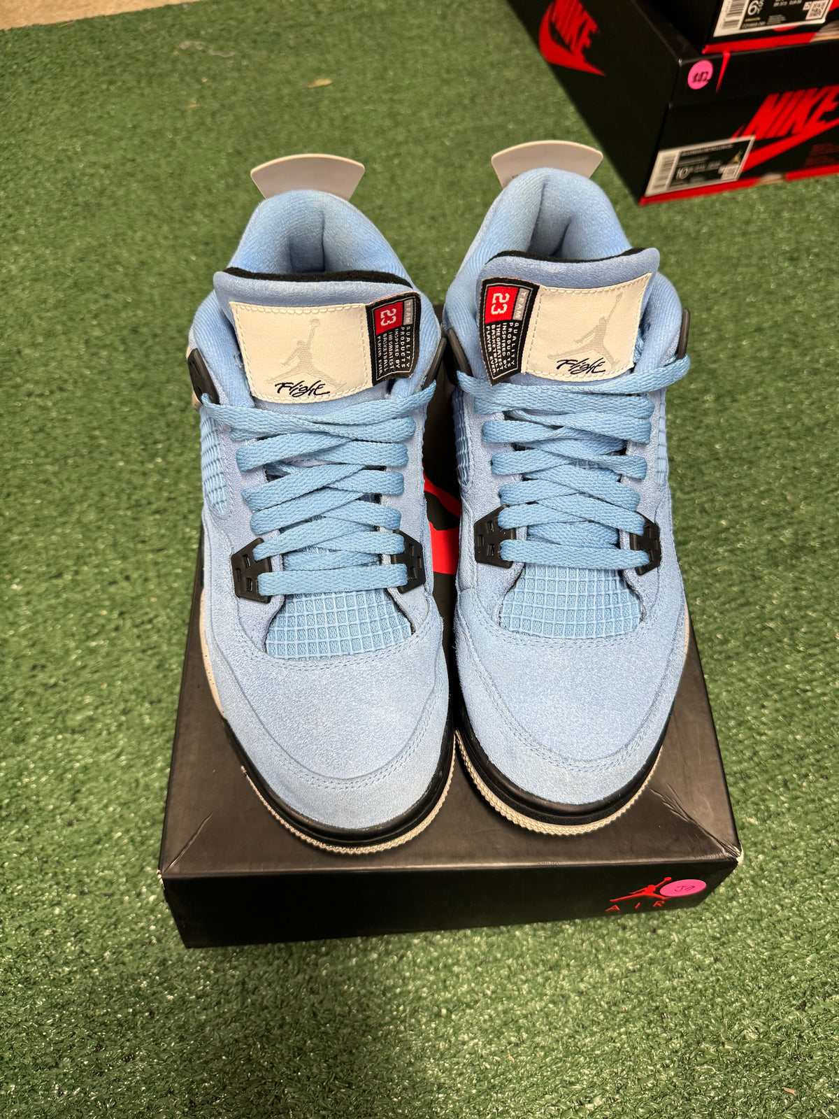 7y- Air Jordan 4 Retro UNC