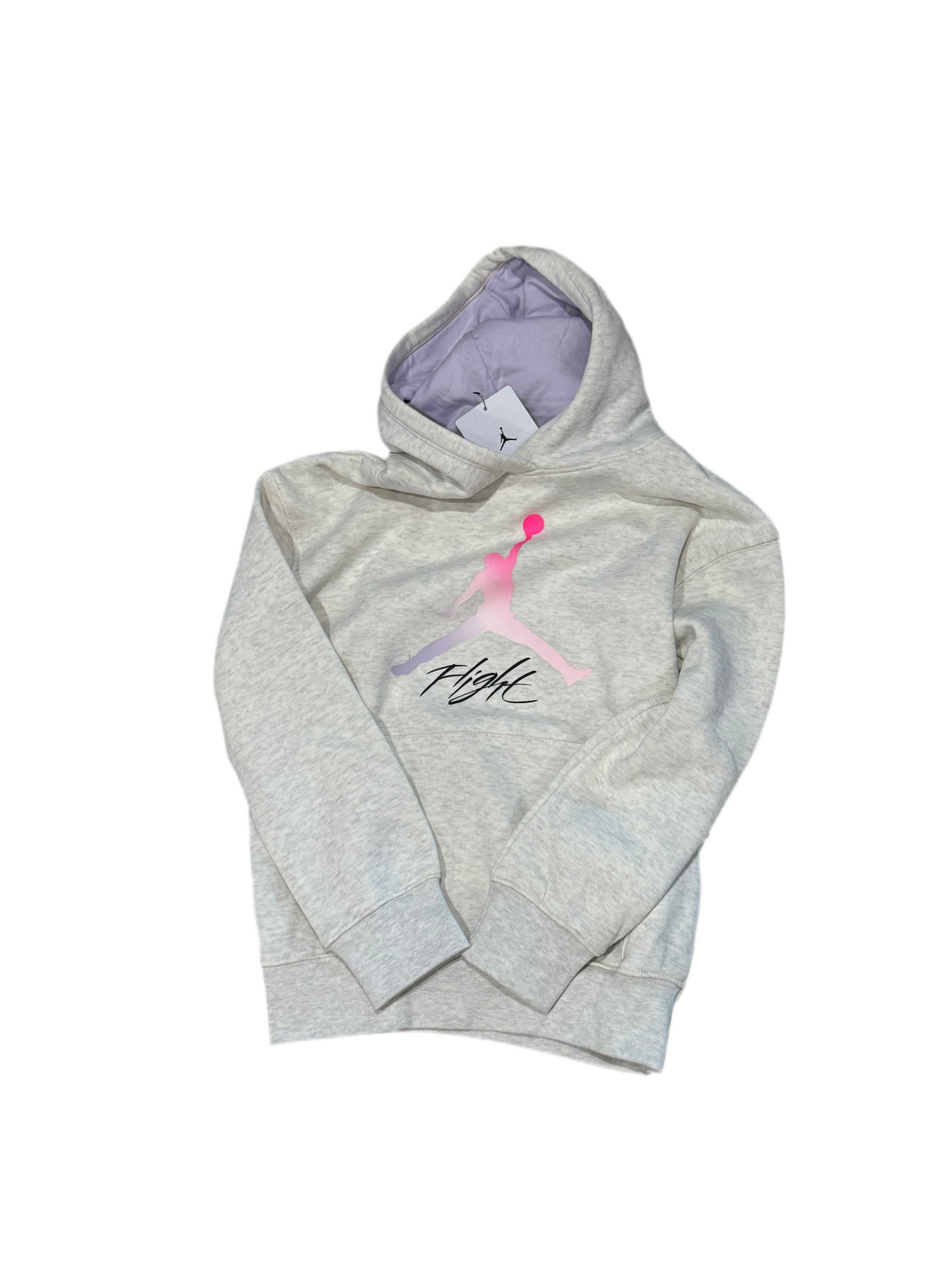 Jordan Sail Heather Pink Purple Hoodie