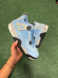 6y- Air Jordan 4 Retro UNC