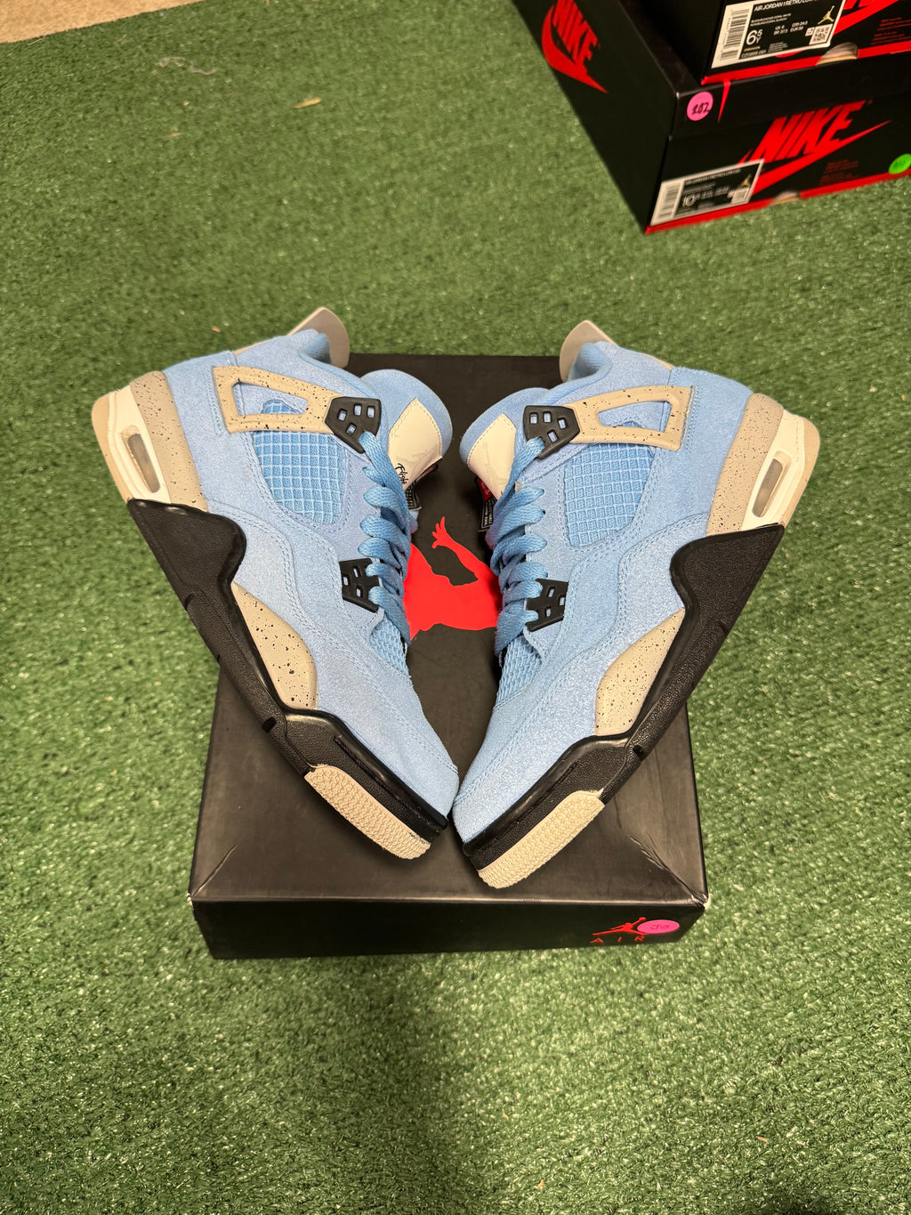 7y- Air Jordan 4 Retro UNC