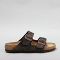 Birkenstock Arizona Soft Foodbed Suede Mocha Sandals - Size 36/40 *