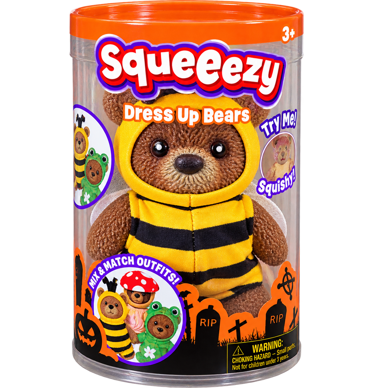 Squeezy Halloween Dress Up Bears Bee