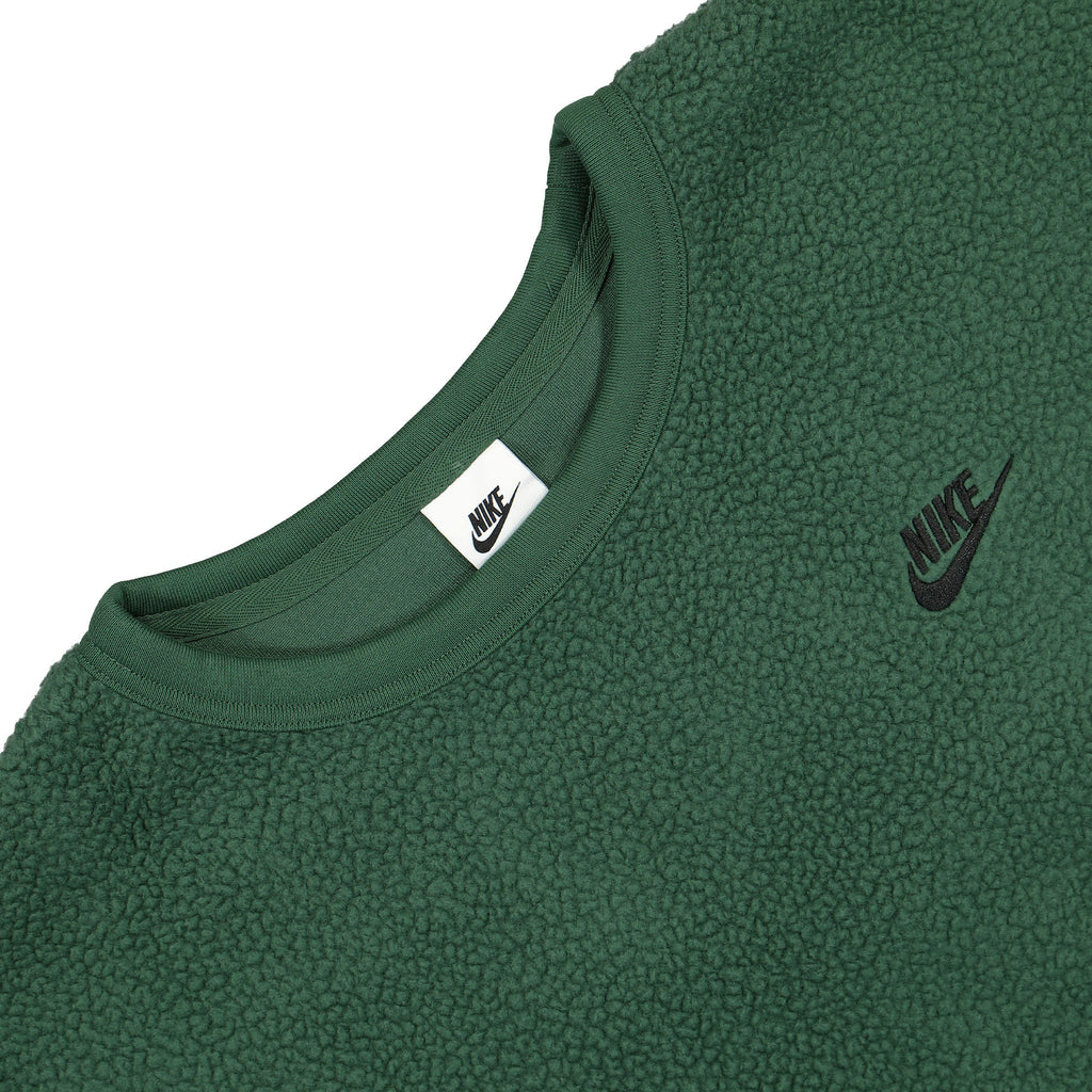 Nike Club Fleece Sherpa Sweatshirt Fir Green- L