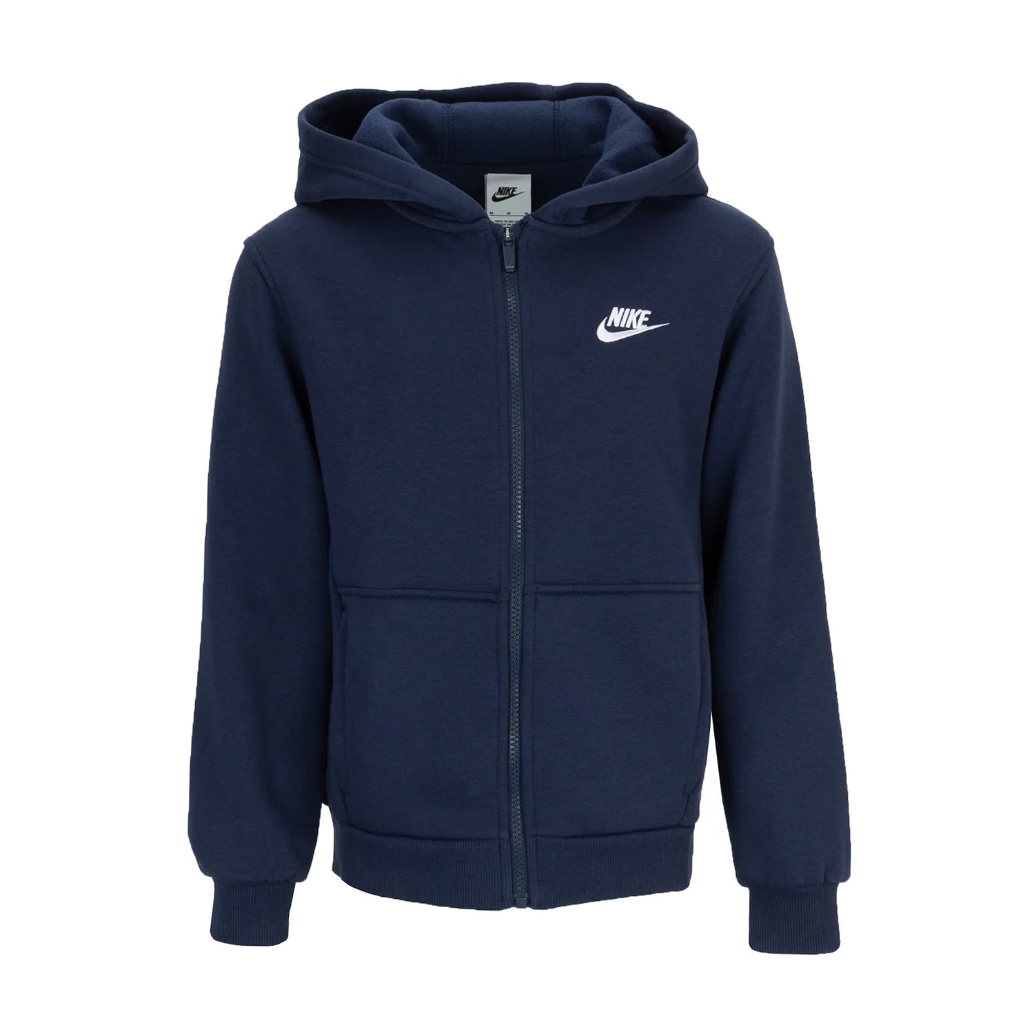 Nike Women's Club Fleece Navy Zip Up Hoodie