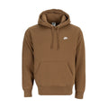 Nike Club Fleece Men's Hoodie- Brown
