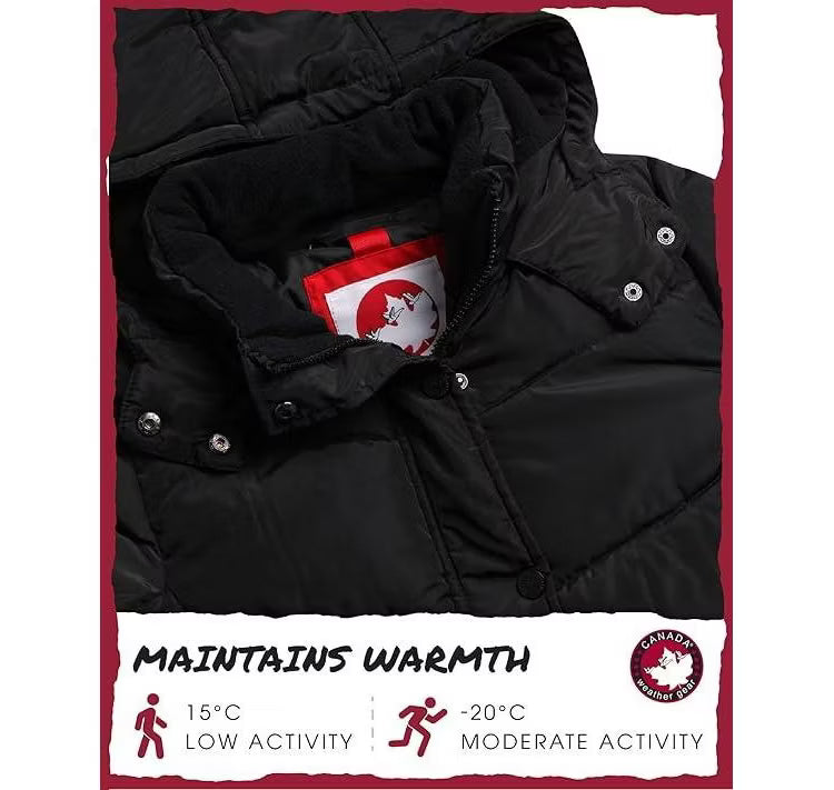 Canada Weather Gear Women's Puffer Parka Jacket