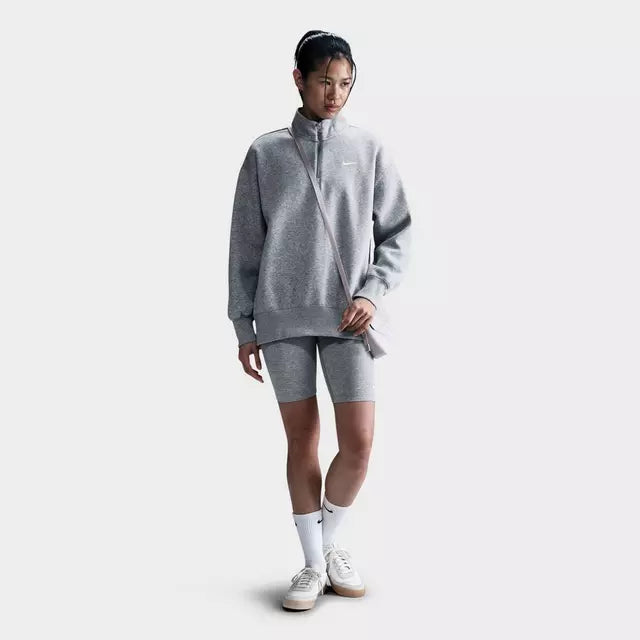 Nike Women's Oversized Quarter Zip Sweatshirt