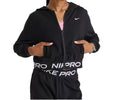Nike Pro GIRLS Fleece Zip Hoodie-Black