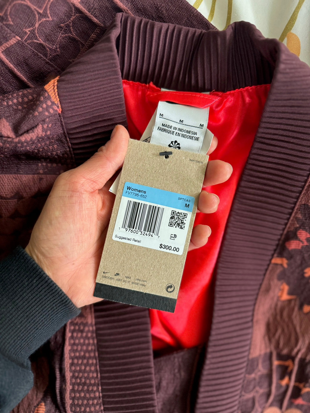 Nike x Naomi Osaka Womens Japanese Obi Style Jacquard Jacket