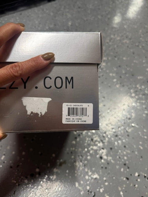Yeezy YS-01 Slides Chocolate