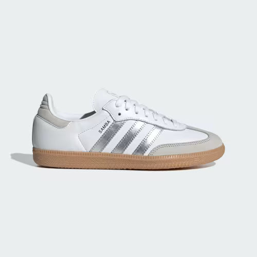 Adidas Samba White Metallic Silver