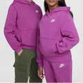 Nike Club Fleece Youth Hoodie Fuchsia *