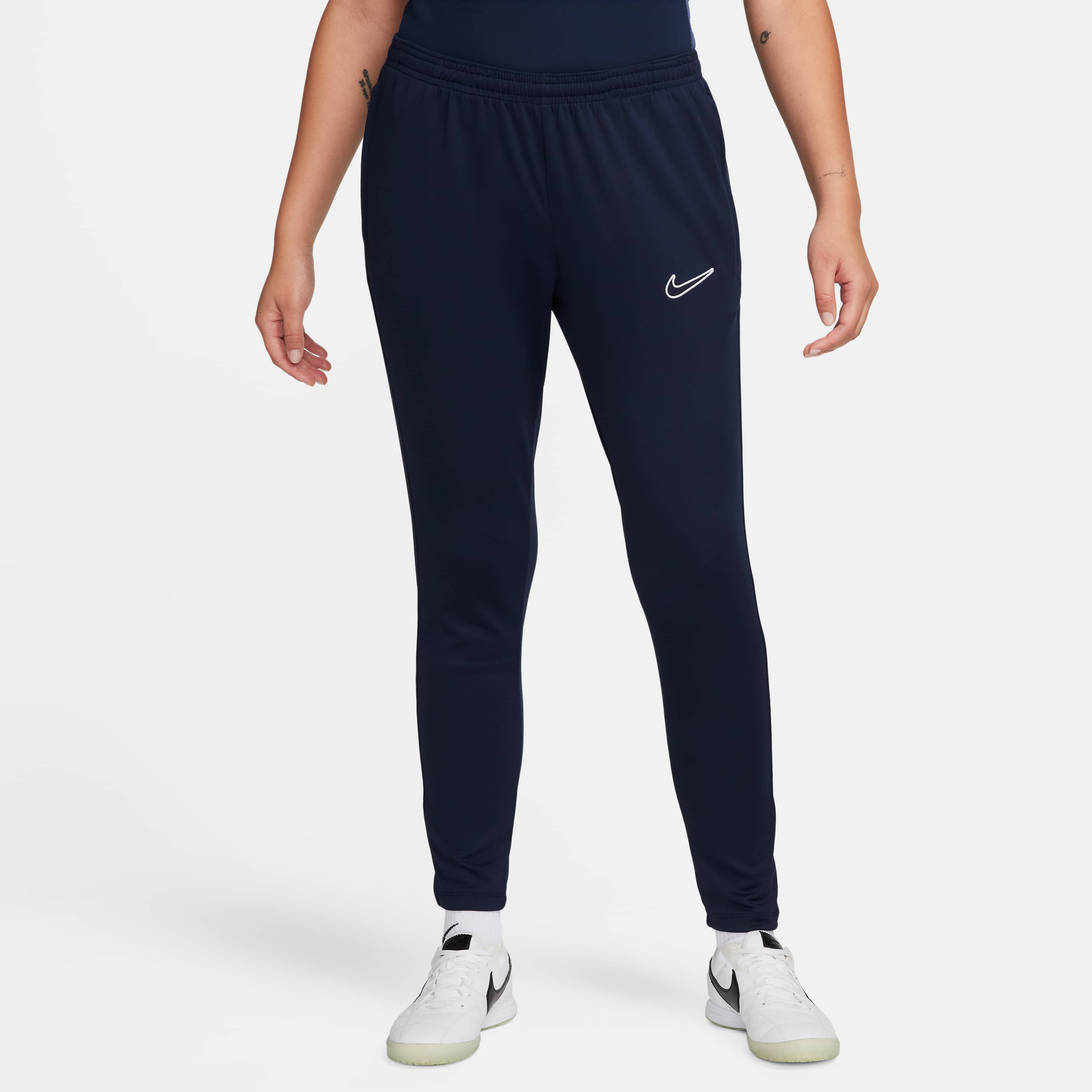 Nike Women's DRI-Fit Cuffed Navy Track Pants