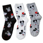 Disney Mickey & Minnie Women's Crew Socks (3 Pack)
