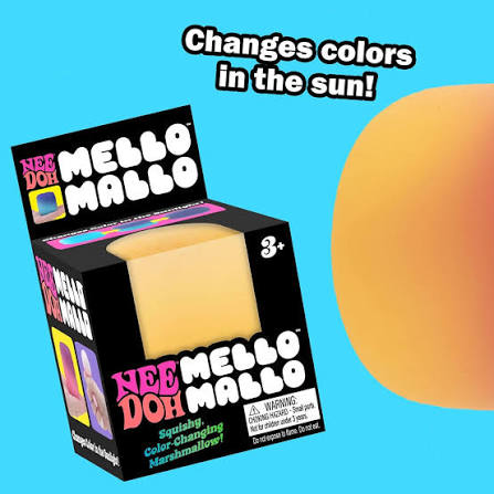 NeeDoh Mello Mallo Color Changing Marshmallow- Yellow